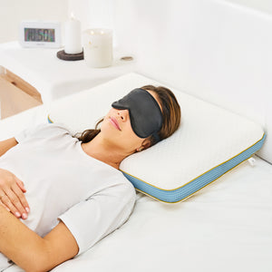 Classic Memory Foam Pillow And Silk Eye Mask