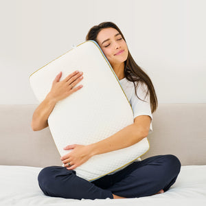 ComfyCozy Classic Memory Foam Neck Pillow Front Side Sleepers Pillows