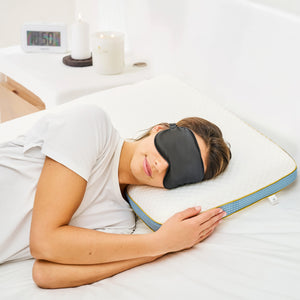 Classic Memory Foam Pillow And Silk Eye Mask