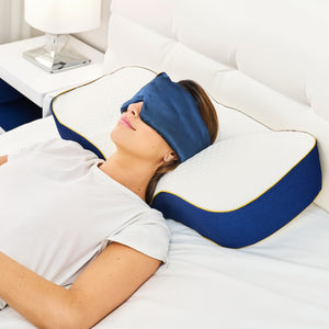 Butterfly Memory Foam Pillow And Silky Plush Eye Mask