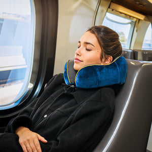 Luxury Travel Pillow & Silky Plush Eye Mask