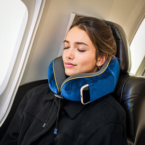 Luxury Travel Pillow & Silky Plush Eye Mask