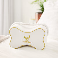 1 x Luxury Knee Pillow (White Plush)