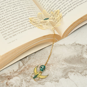 Metal Flower Butterfly Bookmark