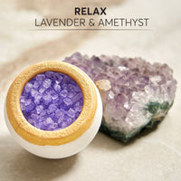 2 x Relax: Amethyst/Lavender